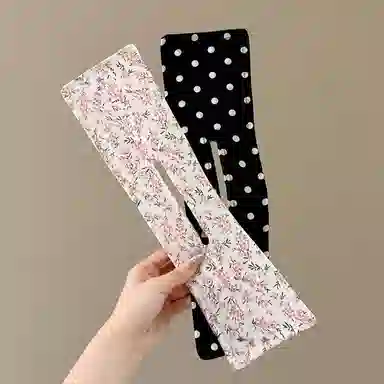 水中玉 懒人魔术蝴蝶结扭扭夹盘发头饰丸子头神器花苞发饰 合金 发夹 女款