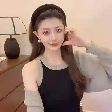 水中玉 韩系丝绒宽边高颅顶压发发捆日常外戴头箍头饰 亚克力 发箍 女款