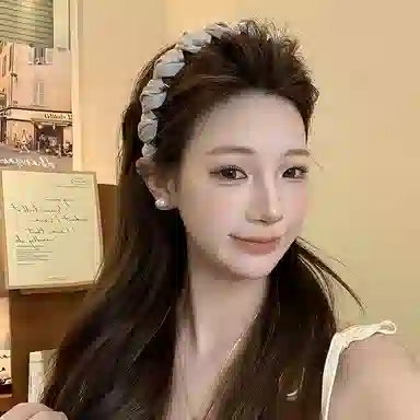 水中玉 高颅顶头箍日常外戴洗脸箍子专用高级感发卡发捆头饰 亚克力 发箍 女款