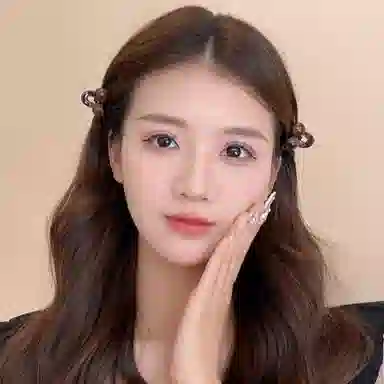 水中玉 前额刘海碎发鲨鱼夹 亚克力 发夹 女款