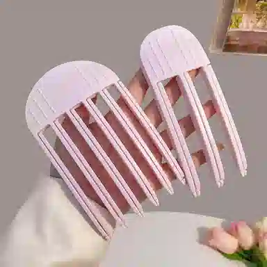 水中玉 高颅顶神器风塑梳发根定型刘海蓬松夹拯救扁塌头懒人无痕发卡 亚克力 发夹 女款