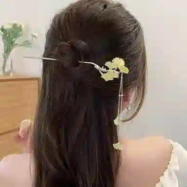 水中玉 复古簪子新中式古风高级感盘发钗子 发簪 女款