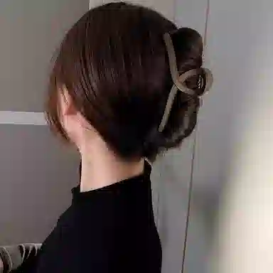 水中玉 高级感抓夹 大号鲨鱼夹发卡后脑勺夹子头饰 发夹 女款