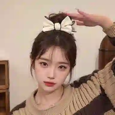 水中玉 蝴蝶结抓夹发饰高马尾固定神器后脑勺防塌发发卡丸子头夹子头饰 亚克力 发夹 女款