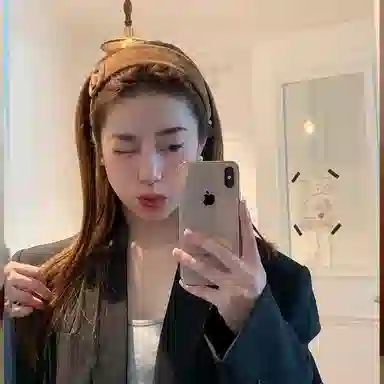 水中玉 复古圆环宽边压发发捆日常外戴高颅顶头箍头饰 亚克力 发箍 女款