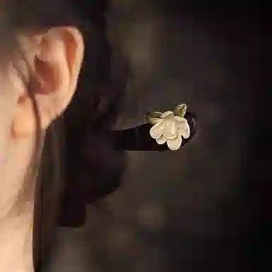水中玉 栀子花香古风黑木现代盘发新中式高级感国风钗子 发簪 女款