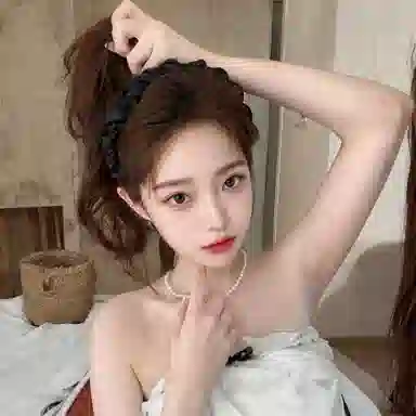 水中玉 高颅顶头箍日常外戴洗脸箍子专用高级感发卡发捆头饰 亚克力 发箍 女款