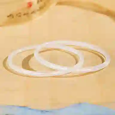 凤祥囍事 老凤祥温柔 如月如岚 古风仙意中式古风 百搭#好运 玉髓 手镯 女款