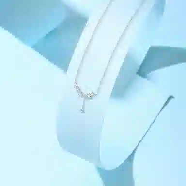 【纯银999 | 穗穗平安】 凤祥囍事 老凤祥 小众设计经典百搭学生日常高级感简约精致轻奢通勤约会温柔气质可调节锁骨链 足银 项链 女款