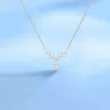 【纯银999 | 穗穗平安】 凤祥囍事 老凤祥 小众设计高级感经典百搭简约学生日常精致轻奢通勤约会温柔气质可调节锁骨链 锆石 项链 女款