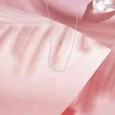 【纯银999 | 星光蝴蝶】 凤祥囍事 老凤祥 经典百搭小众设计高级感学生日常简约精致轻奢通勤极简约会温柔气质可调节锁骨链 足银 项链 女款