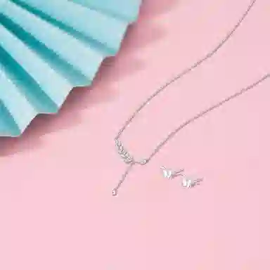 【纯银999 | 穗穗平安】 凤祥囍事 老凤祥 经典百搭小众设计精致轻奢高级感简约时尚学生日常通勤约会温柔气质可调节锁骨链 足银 项链 女款