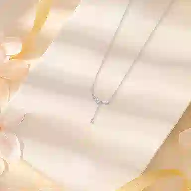 【纯银999 | 穗穗平安】 凤祥囍事 老凤祥 经典百搭小众设计精致轻奢高级感简约时尚学生日常通勤约会温柔气质可调节锁骨链 足银 项链 女款