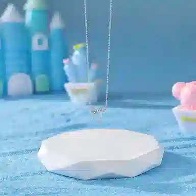 【纯银999 | 蝴蝶结】 凤祥囍事 老凤祥 经典百搭小众设计精致高级感简约学生日常时尚轻奢约会通勤温柔气质可调节锁骨链 足银 项链 女款