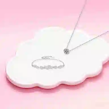 【纯银999 | 闪耀星光】 凤祥囍事 老凤祥 小众设计经典百搭高级感学生日常简约精致轻奢通勤约会温柔气质可调节锁骨链 足银 项链 女款