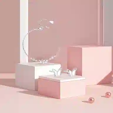 【纯银999 | 星光蝴蝶】 凤祥囍事 老凤祥 优雅浪漫温柔小众设计简约学生日常轻奢高级感经典百搭通勤浪漫约会可调节#好运 足银 手链 女款