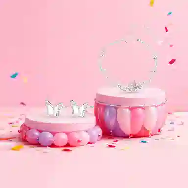 【纯银999 | 星光蝴蝶】 凤祥囍事 老凤祥 优雅浪漫温柔小众设计简约学生日常轻奢极简高级感经典百搭通勤浪漫约会可调节 足银 手链 女款