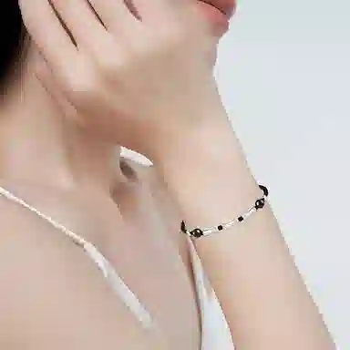 【纯银999 | 节节高升】 凤祥囍事 老凤祥 新中式经典百搭简约时尚轻奢小众设计前程似锦 足银 手绳 男女同款情侣款