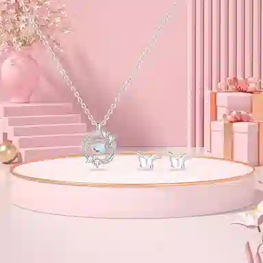 【纯银999 | 羽你相伴】 凤祥囍事 老凤祥 小众设计高级感经典百搭简约学生日常精致轻奢通勤约会温柔气质可调节锁骨链 足银 项链 女款