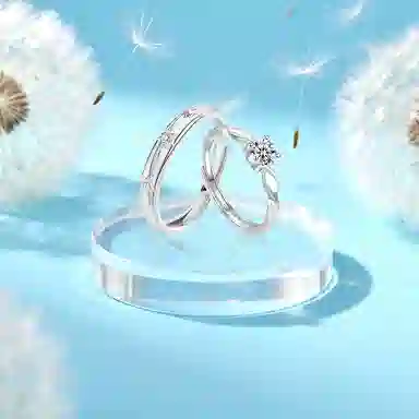 【纯银999】 凤祥囍事 老凤祥 经典精致小众设计百搭爱意满满学生日常简约轻奢高级感甜蜜开口可调节 足银 戒指 男女同款情侣款