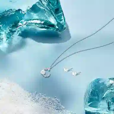 【纯银999 | 星月系列】 凤祥囍事 老凤祥 经典百搭小众设计轻奢高级感精致简约时尚学生日常通勤约会温柔气质可调节锁骨链 足银 项链 女款