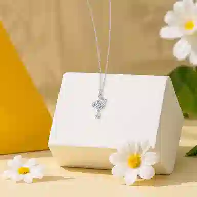 【纯银999 | 星月系列】 凤祥囍事 老凤祥 经典百搭小众设计精致高级感简约轻奢时尚学生日常通勤约会气质温柔可调节锁骨链 足银 项链 女款