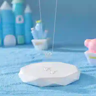 【纯银999 | 双鱼座】 凤祥囍事 老凤祥 经典百搭小众设计精致高级感简约轻奢时尚学生日常约会通勤温柔气质可调节锁骨链 足银 项链 女款