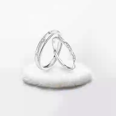 【纯银999 | 爆闪】 凤祥囍事 老凤祥 经典百搭小众设计精致爱意满满学生日常简约轻奢甜蜜高级感开口可调节 足银 戒指 男女同款情侣款