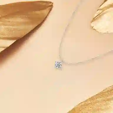 【纯银999 | 闪耀星光】 凤祥囍事 小众设计高级感经典百搭简约学生日常精致轻奢通勤约会温柔气质可调节锁骨链 足银 项链 女款