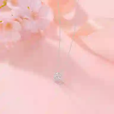 【纯银999 | 羽你相伴】 凤祥囍事 老凤祥 经典百搭小众设计精致高级感简约时尚轻奢学生日常约会通勤温柔气质可调节锁骨链 足银 项链 女款