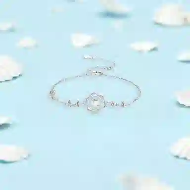 【纯银999 | 莫比乌斯】 凤祥囍事 老凤祥 优雅浪漫温柔百搭小众设计简约学生日常高级感经典上岸通勤浪漫约会可调节 足银 手链 女款