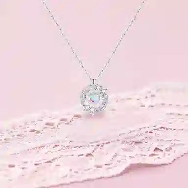 【纯银999 | 羽你相伴】 凤祥囍事 老凤祥 小众设计高级感经典百搭简约学生日常精致轻奢通勤约会温柔气质可调节锁骨链 足银 项链 女款