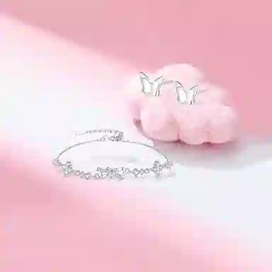 【纯银999 | 蝴蝶结】 凤祥囍事 老凤祥 优雅浪漫温柔小众设计简约学生日常轻奢高级感经典百搭上岸通勤浪漫约会可调节#好运 足银 手链 女款