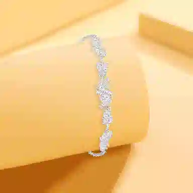 【纯银999 | 羽你相伴】 凤祥囍事 老凤祥 小众设计经典百搭高级感学生日常简约精致轻奢通勤约会温柔气质可调节锁骨链 足银 项链 女款