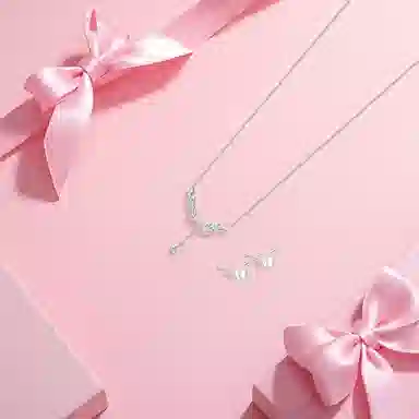 【纯银999 | 穗穗平安】 凤祥囍事 老凤祥 小众设计经典百搭学生日常高级感简约精致轻奢通勤约会温柔气质可调节锁骨链 足银 项链 女款