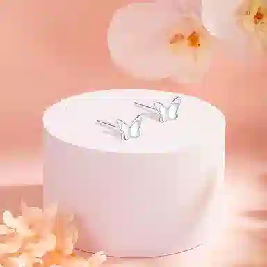 【纯银999 | 星光蝴蝶】 凤祥囍事 老凤祥 小众设计经典百搭高级感学生日常简约精致轻奢通勤极简约会温柔气质可调节锁骨链 足银 项链 女款