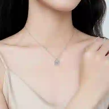 【纯银999 | 羽你相伴】 凤祥囍事 老凤祥 小众设计经典百搭高级感学生日常简约精致轻奢通勤约会温柔气质可调节锁骨链 足银 项链 女款