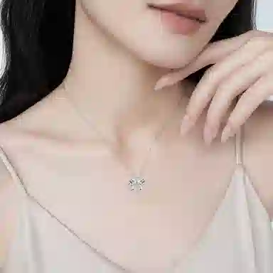 【纯银999 | 蝴蝶结】 凤祥囍事 老凤祥 小众设计高级感经典百搭简约学生日常精致轻奢通勤约会温柔气质可调节锁骨链#好运 足银 项链 女款