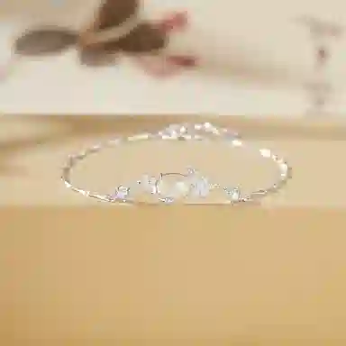 凤祥囍事 老凤祥 复古小众新中式 温柔温婉 清冷高级设计 极简百搭显气质#好运 玉髓 手链 女款