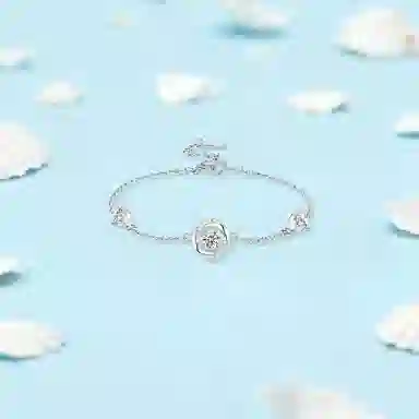 【纯银999 | 莫比乌斯】 凤祥囍事 老凤祥 优雅浪漫温柔小众设计简约学生日常轻奢高级感经典百搭通勤浪漫约会可调节 足银 手链 女款