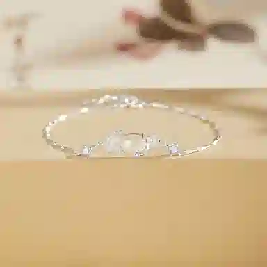 凤祥囍事 老凤祥 复古小众新中式 温柔温婉 清冷高级设计 极简百搭显气质#好运 玉髓 手链 女款
