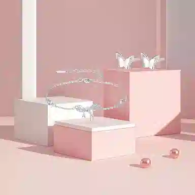 【纯银999 | 蝴蝶结】 凤祥囍事 老凤祥 优雅浪漫温柔小众设计简约学生日常轻奢高级感经典百搭转运上岸通勤浪漫约会可调节 足银 手链 女款