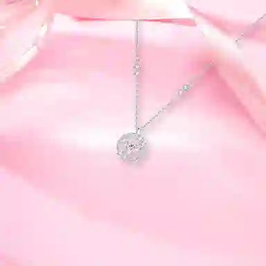 【纯银999 | 羽你相伴】 凤祥囍事 老凤祥 小众设计经典百搭高级感学生日常精致轻奢通勤约会温柔气质可调节锁骨链 足银 项链 女款