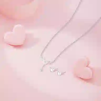 【纯银999 | 山茶花】 凤祥囍事 老凤祥 经典百搭小众精致设计高级感简约时尚轻奢学生日常通勤约会气质温柔可调节锁骨链 足银 项链 女款