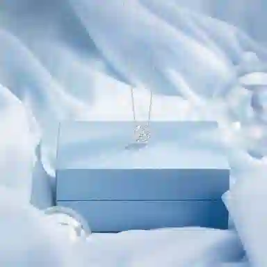 【纯银999 | 羽你相伴】 凤祥囍事 老凤祥 经典百搭小众设计精致高级感简约时尚轻奢学生日常约会通勤温柔气质可调节锁骨链 足银 项链 女款