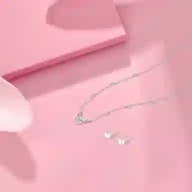 【纯银999 | 蝴蝶】 凤祥囍事 老凤祥 经典百搭小众设计轻奢高级感精致简约时尚学生日常通勤约会温柔气质可调节锁骨链#好运 足银 项链 女款