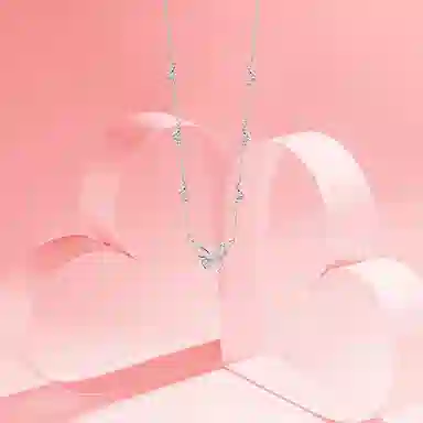 【纯银999 | 蝴蝶】 凤祥囍事 老凤祥 经典百搭小众设计轻奢高级感精致简约时尚学生日常通勤约会温柔气质可调节锁骨链#好运 足银 项链 女款