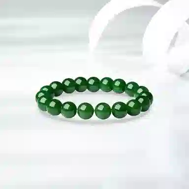 凤祥囍事 老凤祥  转运招财 轻奢把玩 小众新中式国潮 清冷高级设计极简百搭显气质优雅贵气感 #好运 玉髓 玉石手串 男女同款情侣款