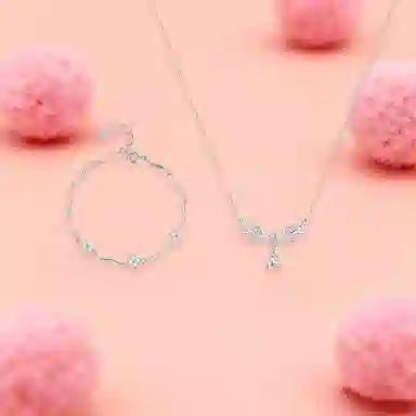 【纯银999 | 四叶草】 凤祥囍事 老凤祥 优雅浪漫温柔小众设计简约学生日常轻奢高级感经典百搭上岸通勤浪漫约会可调节#好运 足银 手链 女款