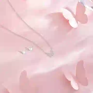 【纯银999 | 蝴蝶】 凤祥囍事 老凤祥 经典百搭小众设计精致高级感简约时尚轻奢学生日常约会通勤气质温柔可调节锁骨链#好运 足银 项链 女款